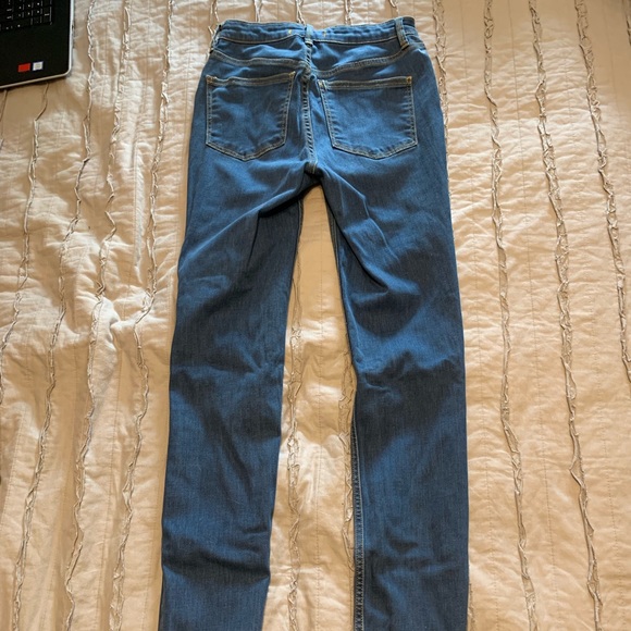 Free People High Rise Ripped Jeggings - Picture 5 of 6